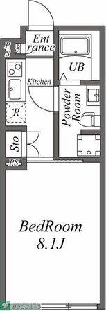 ユーレジデンス恵比寿の物件間取画像